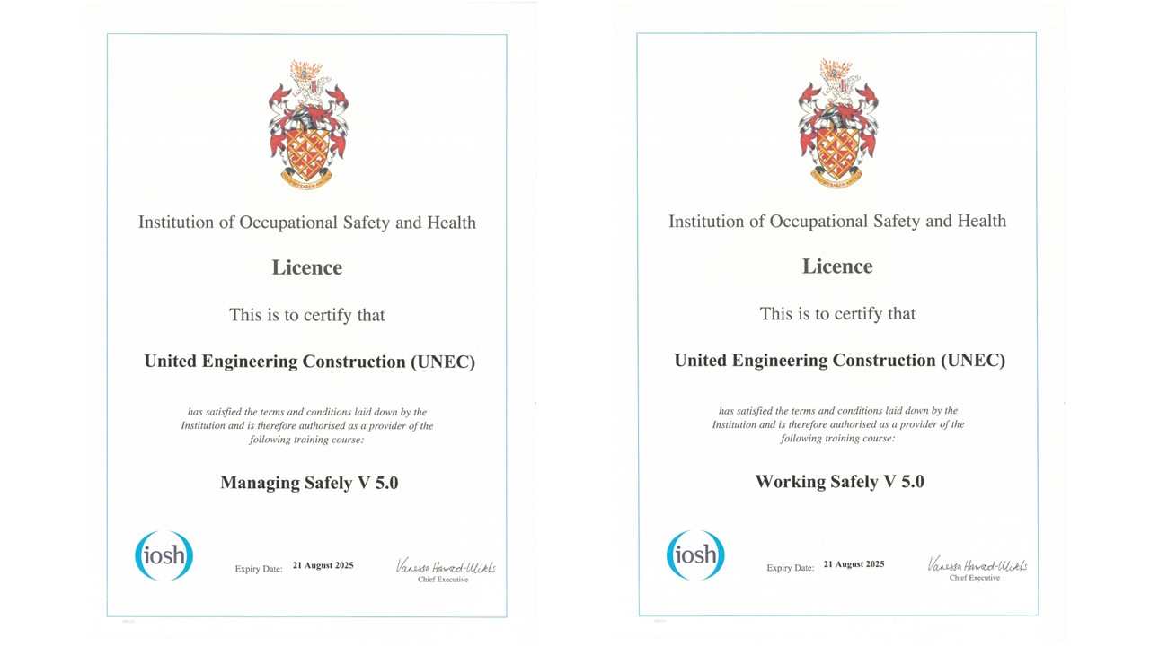 UNEC IOSH Training Provider